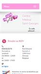 Mobile Screenshot of centre-medical-saint-georges.be